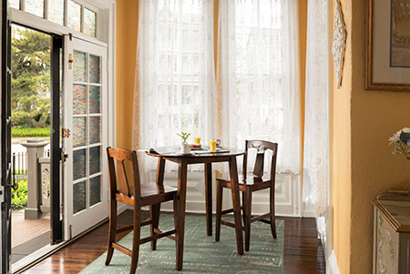 Interior of a room at the Mooring B&B